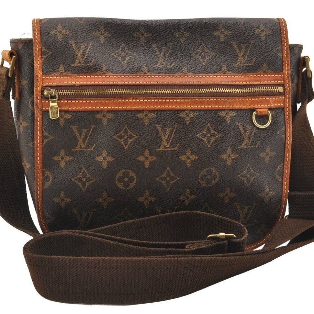 Auth Louis Vuitton Monogram Messenger Bosphore PM Shoulder Bag